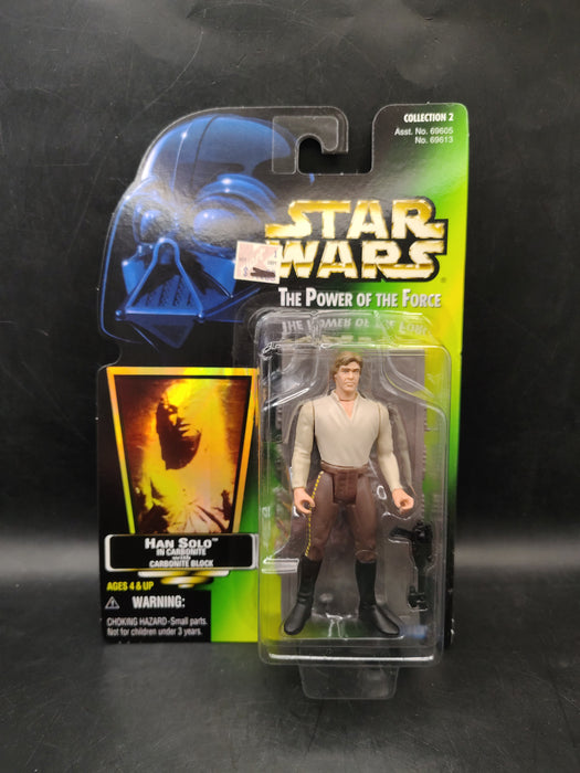 Star Wars POTF Han Solo in Carbonite with Carbonite Block (Collection 2)