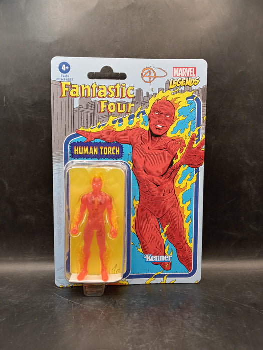 Marvel Legends Series Human Torch Kenner Retro Figure