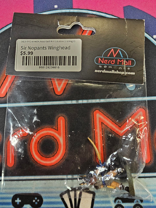 D&D Mini Sir Nopants Winghead