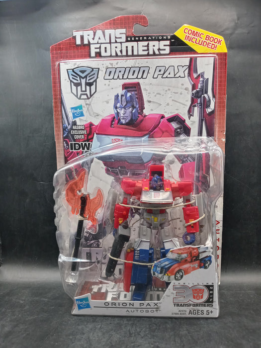 Transformers Generations Orion Pax with Comic Book