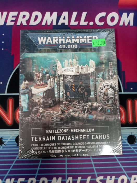 Warhammer 40k Battlezone Mechanicum Terrain Datasheet Cards