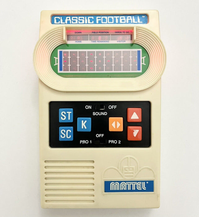 2000 Mattel Classic Football Handheld Game