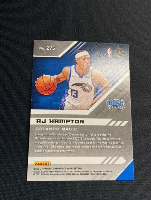 2020-21 Panini Chronicles Teal #275 RJ Hampton/XR