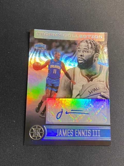 2020-21 Panini Illusions Trophy Collection Signatures #8 James Ennis III