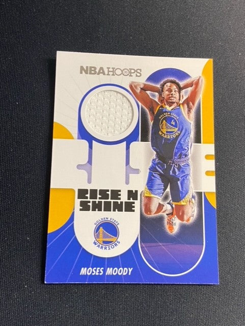2021-22 Hoops Rise N Shine Memorabilia #5 Moses Moody