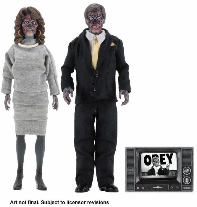 They Live - 8" Clothed Action Figures - 2 Pack