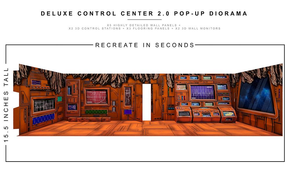 Deluxe Control Center 2.0 Pop-Up Diorama 1/12