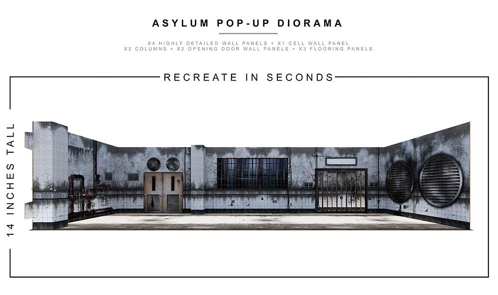 Asylum Pop-Up Diorama 1/12
