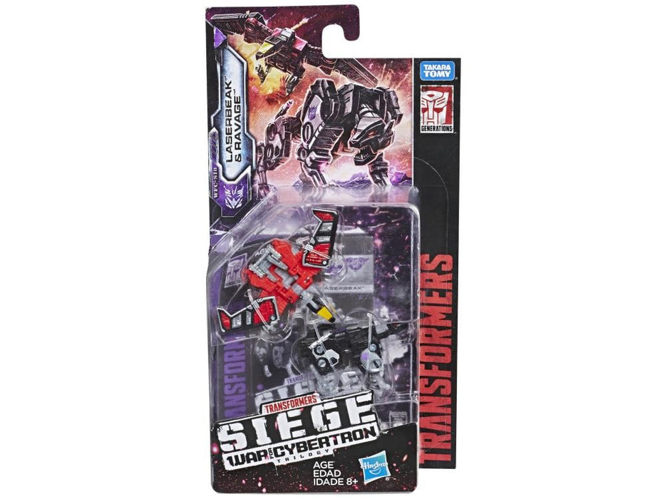 Spy Team - Laserbeak and Ravage - Transformers Generations Siege Micromasters Wave 2