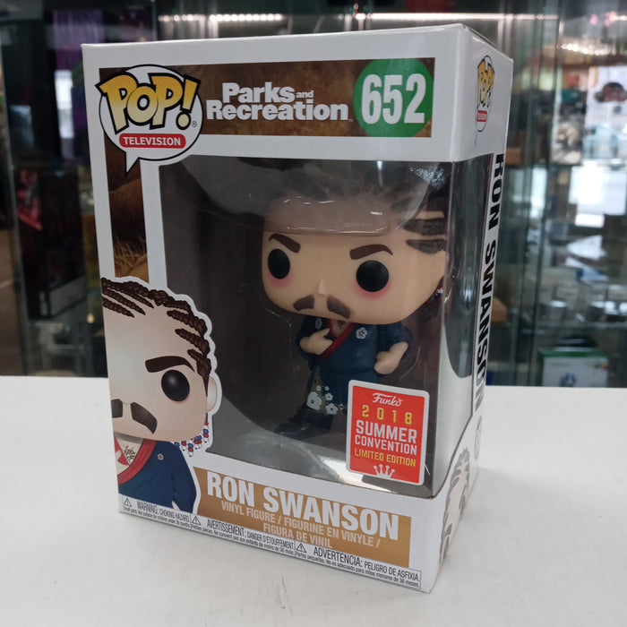 POP TV: Parks and Recreation - Ron Swanson (Cornrows) [2018 Summer Convention Excl]