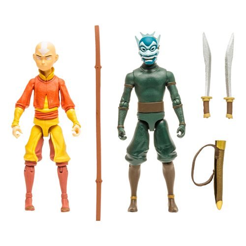 Avatar: The Last Airbender Aang vs. Blue Spirit Zuko Book One: Water 5-Inch Scale Action Figure 2-Pack