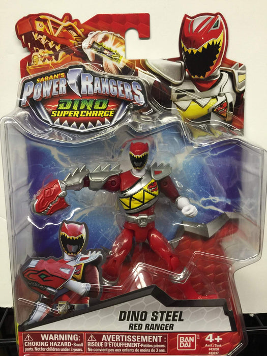 Dino Steel Red Ranger - Power Rangers Dino Super Charge 5In Action Figure