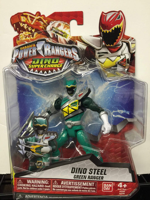 Dino Steel Green Ranger - Power Rangers Dino Super Charge 5In Action Figure