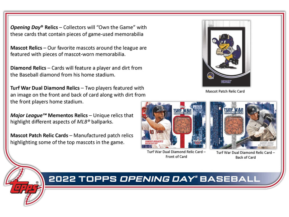Topps 2022 Opening Day Baseball Pack