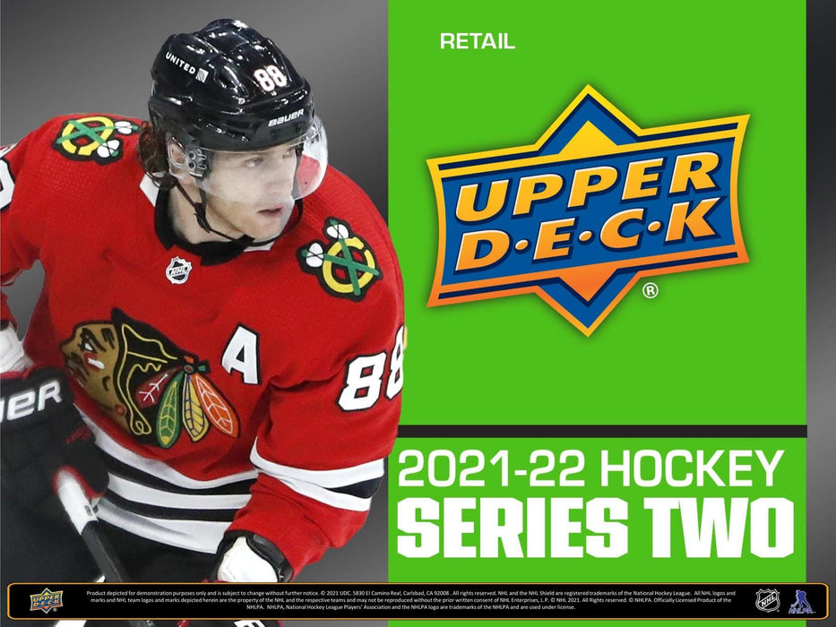 2021/22 Upper Deck Series 2 Hockey Retail Packs
