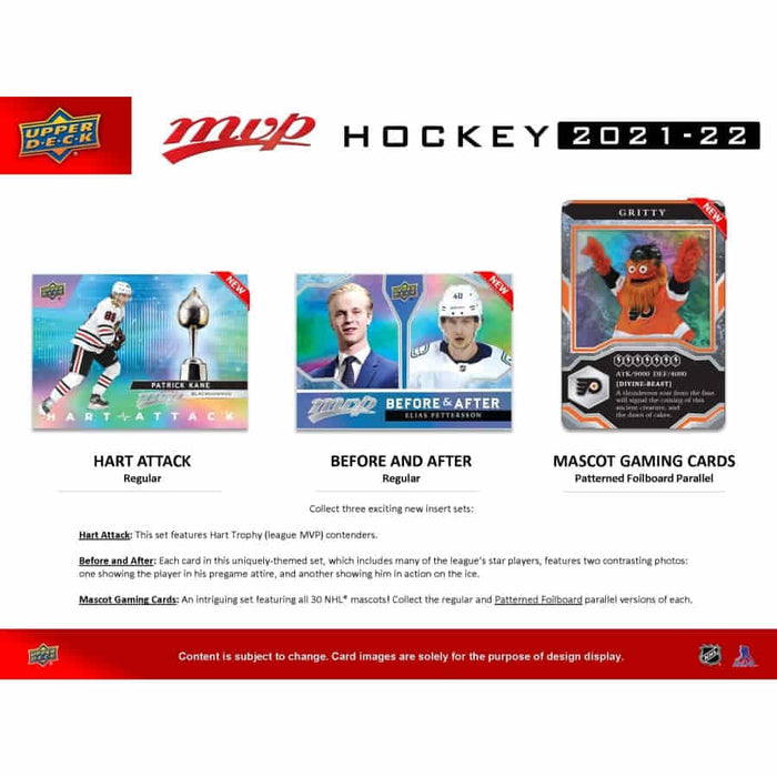 2021/22 Upper Deck MVP Hockey Box Set
