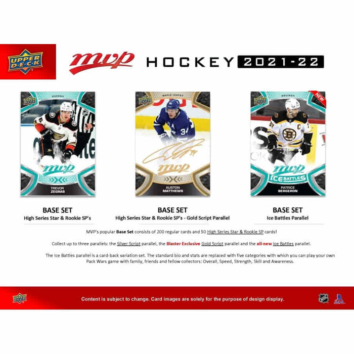 2021/22 Upper Deck MVP Hockey Box Set
