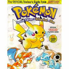 Pokemon Yellow Red & Blue Nintendo Power Strategy Guide