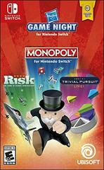 Hasboro Game Night Monopoly Risk Trivial Pursuit