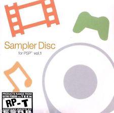 Sampler Disc volume 1 for PSP