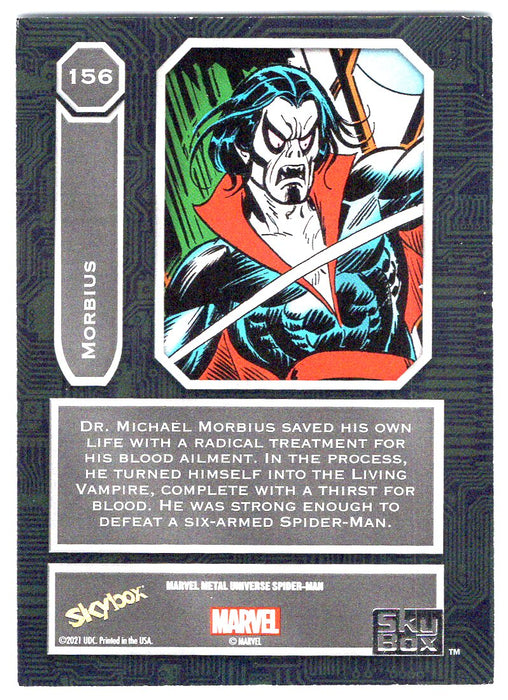 2022 SkyBox Marvel Metal Universe Spider-Man #156 Morbius SP