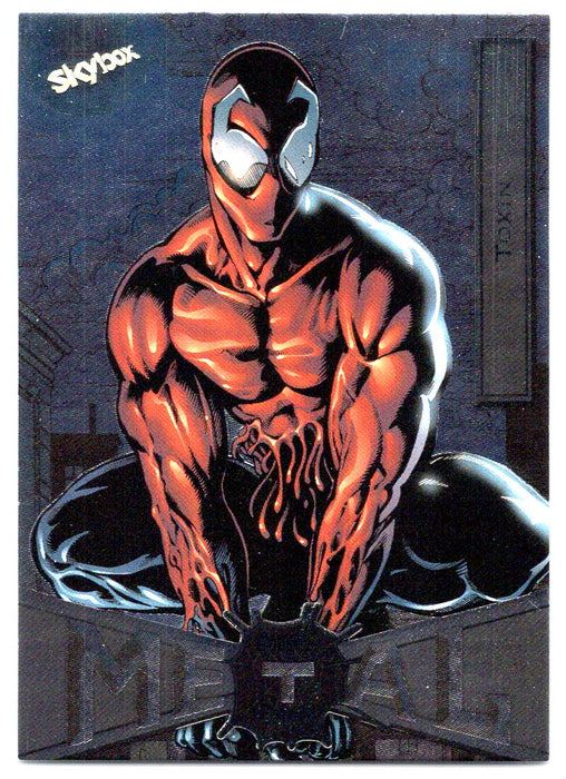 2022 SkyBox Marvel Metal Universe Spider-Man #92 Toxin