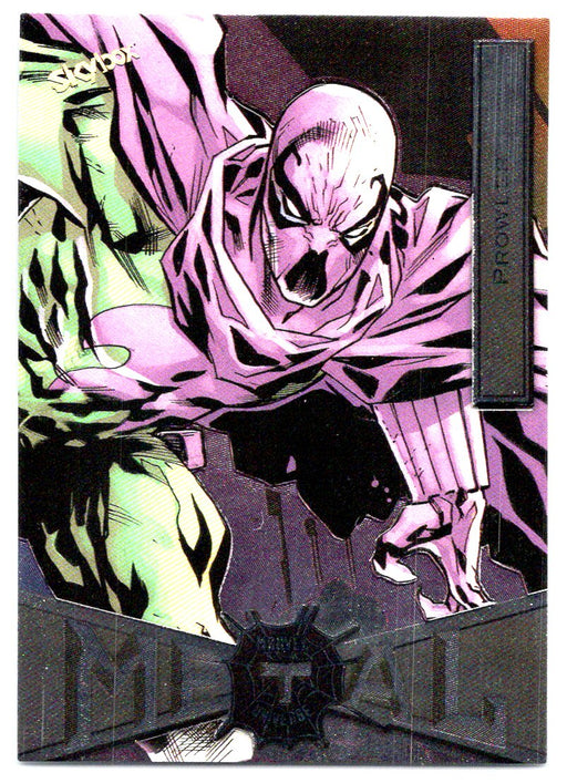 2022 SkyBox Marvel Metal Universe Spider-Man #66 Prowler