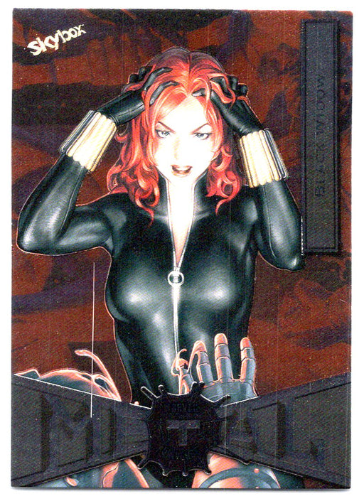 2022 SkyBox Marvel Metal Universe Spider-Man #13 Black Widow