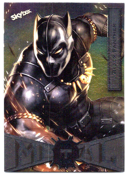 2022 SkyBox Marvel Metal Universe Spider-Man #11 Black Panther