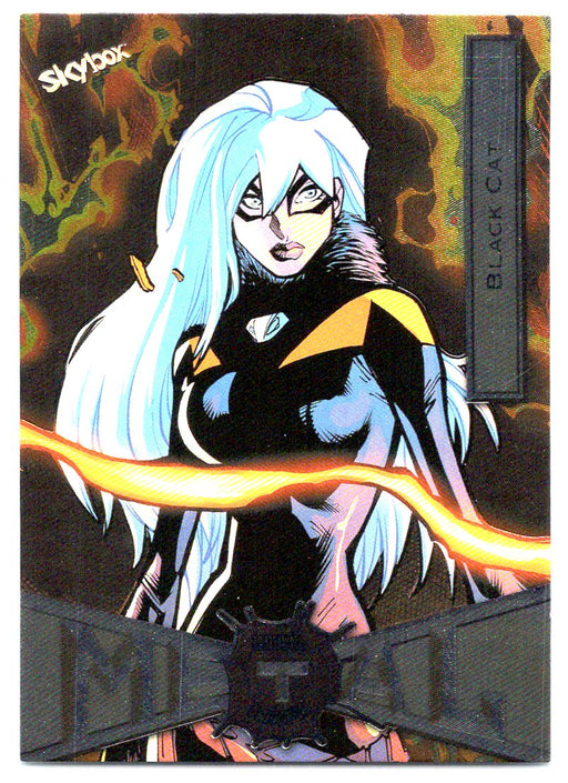 2022 SkyBox Marvel Metal Universe Spider-Man #10 Black Cat