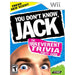 You Don't Know Jack for Wii