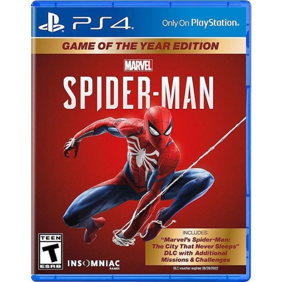 Marvel's Spiderman Game of the Year Edition