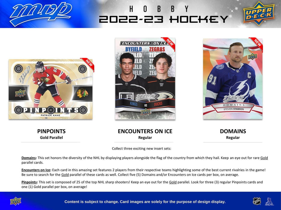 2022/23 Upper Deck MVP Hockey - Hobby Box