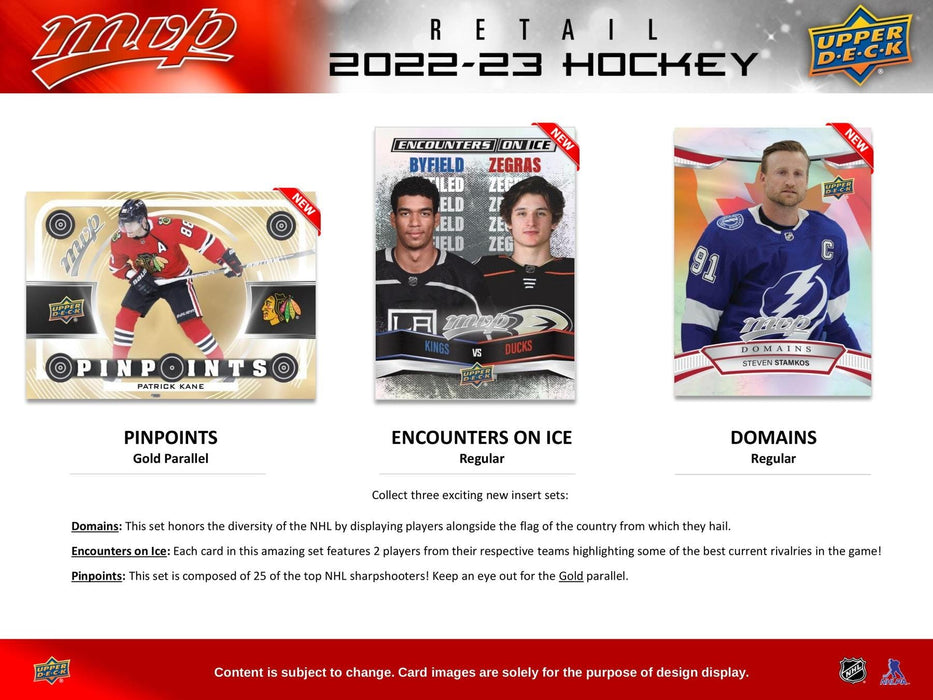 2022/23 Upper Deck MVP Hockey Retail Box