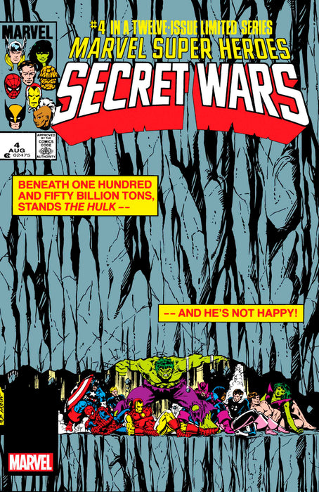 Marvel Super Heroes Secret Wars 4 Facsimile Edition