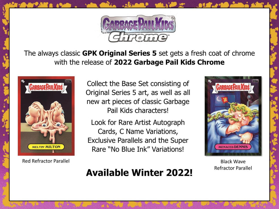 Garbage Pail Kids Chrome Original Series 5 (Topps 2022) Pack