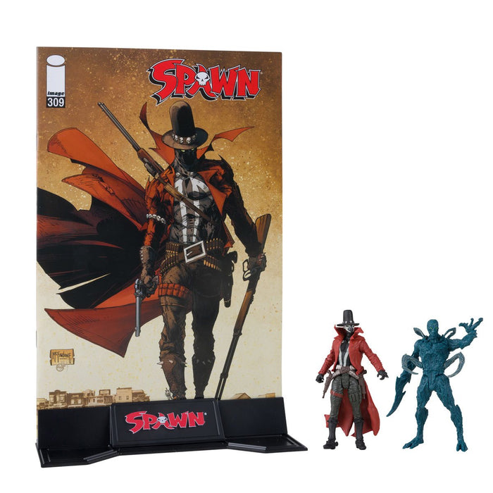 Gunslinger and Auger - Spawn Page Punchers 3-Inch Scale Action Figure 2-Pack with Comic Book