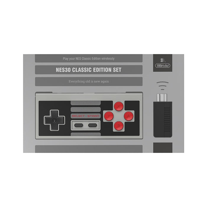 8Bitdo NES30 Classic Edition Set with Bluetooth Retro Receiver