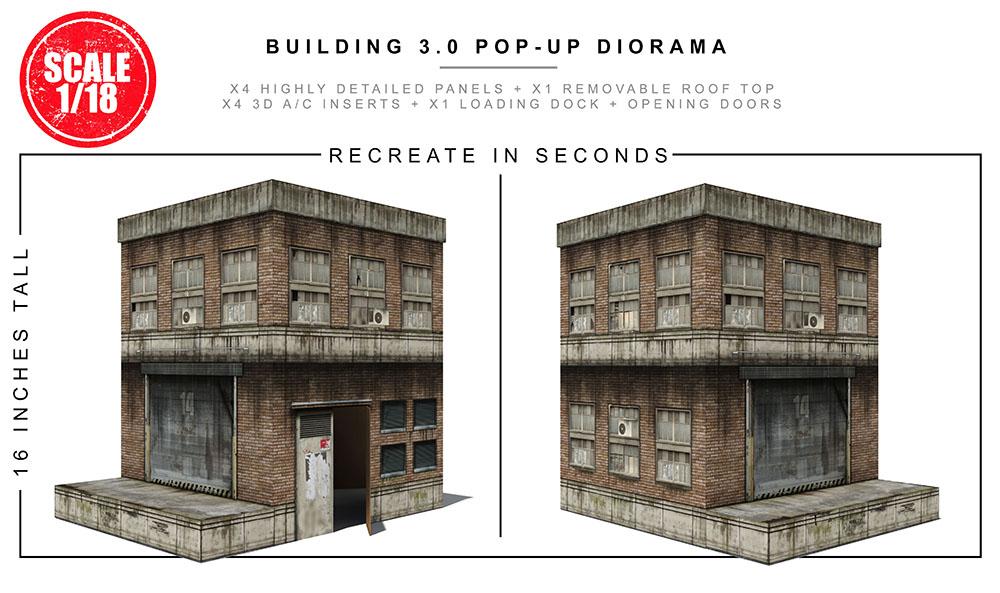 Building 3.0 Pop-Up Diorama 1:18 Scale