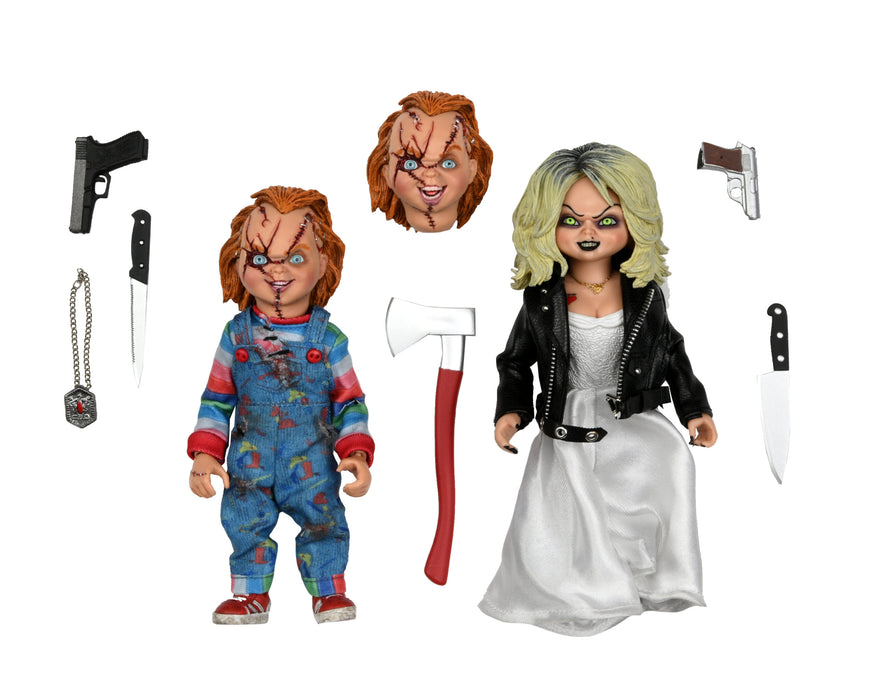 Bride of Chucky - 8" Scale Clothed Figure - Chucky & Tiffany 2-Pack