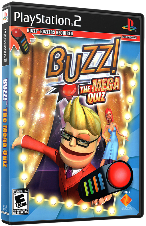 Buzz The Mega Quiz Bundle [Disk Only] for Playstation 2