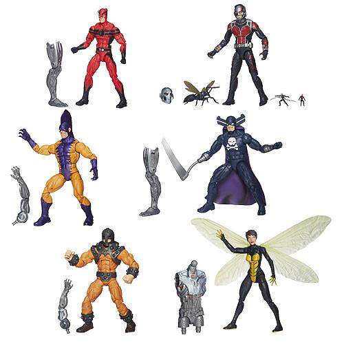 Ant-Man Marvel Legends Action Figures Wave 1, Set of 6 Figures