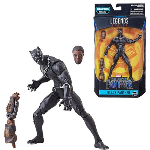 Unmasked Black Panther - Black Panther Marvel Legends Wave 2 (M'Baku BAF)