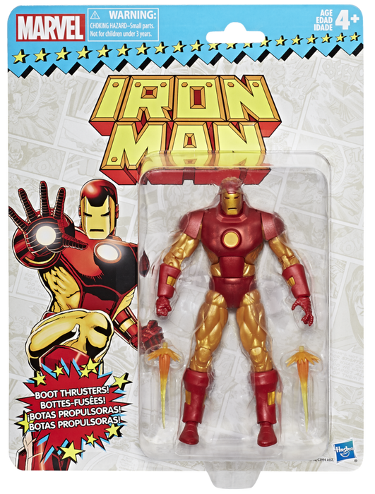 Iron Man - Marvel Legends Super Heroes Vintage 6-Inch Figures Wave 1