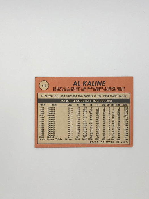 Al Kaline (Topps 1969) #410
