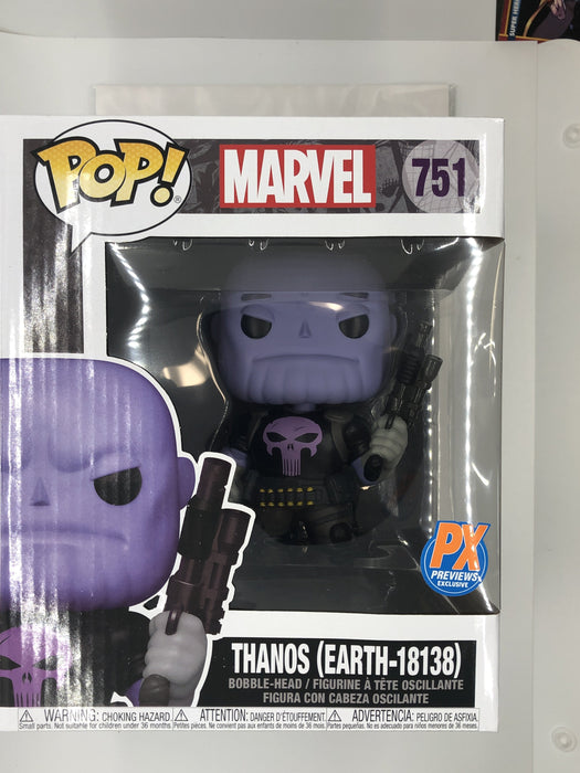 POP Marvel: Thanos (Earth-18138) Px (with Comic)