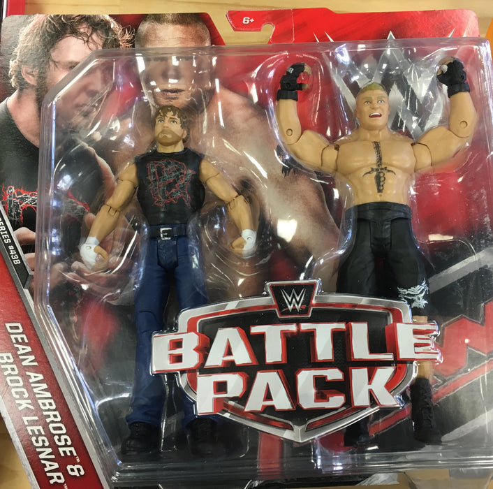 WWE Battle Pack Series 43B - Dean Ambrose And Brock Lesner