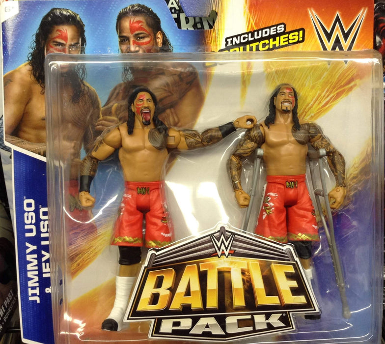 WWE Battle Pack Series #36 Jimmy and Jey Uso with Crutches