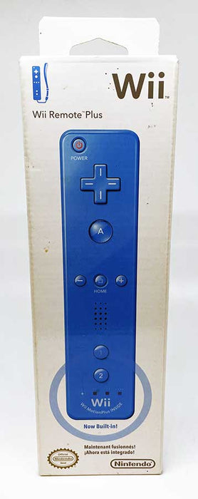 Wii Remote Plus- Blue Factory Sealed
