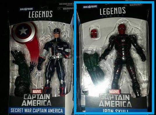 Set of 6 - Marvel Legends Captain America Wave 3